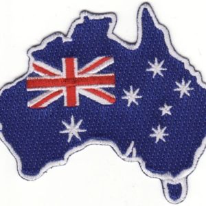 Australian Map Flag