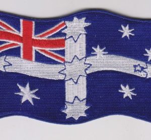 Australian And Eureka Waving Flag Patch
