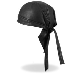 Black Leather Head Wrap