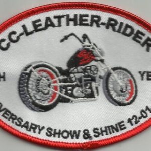 CC-LEATHER-RIDER'S 5th Year Anniversary Show & Shine Patch