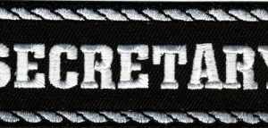 Club Patch: SECRETARY