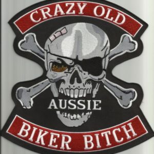 Crazy Old Aussie Biker Bitch