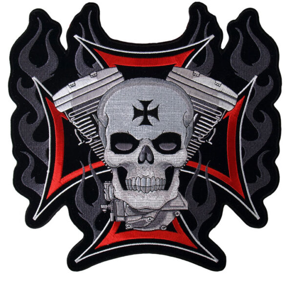 Cross Motor and Skull