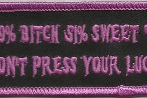 Forty Nine Percent Bitch Patch