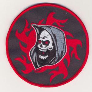 Grim Reaper With Round Flames