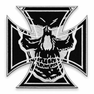 Iron Cross With Skull Patch
