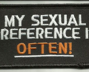 My Sexual Preference Is Often