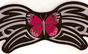 Pink Tribal Butterfly