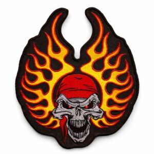 Flame Skull Patch