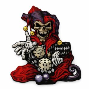 Skull Jester Patch