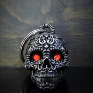 Celtic Sugar Skull Rhinestone Bravo Bell