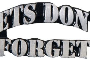 Vets Dont Forget Pin