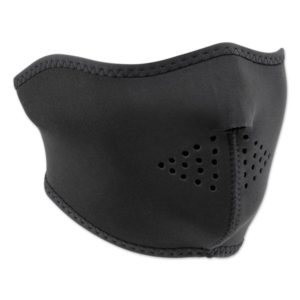 Zan Neoprene Black Half Face Mask