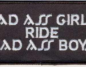 Bad Ass Girls Ride Bad Ass Boys (Black)
