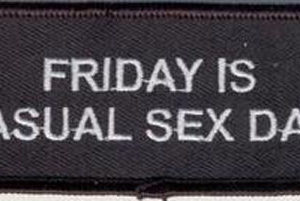 Friday Is Casual Sex Day