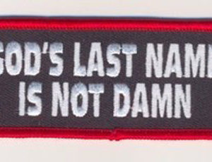 God's Last Name Is Not Damn