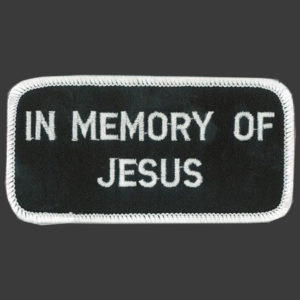 In Memory Of Jesus