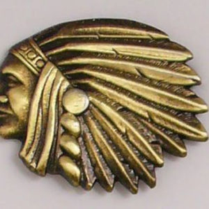 Indian Profile Pin
