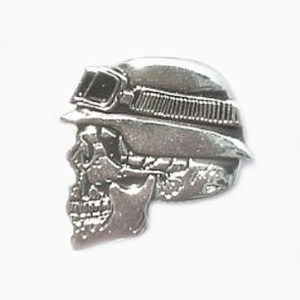 Skull With Goggles Pin