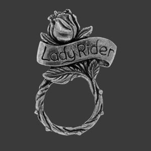 Lady Rider Sunglass Holder Pin