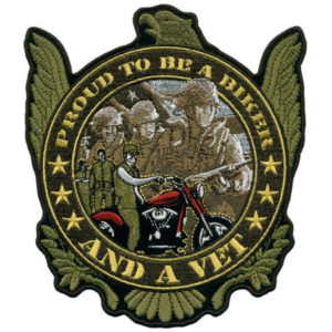Proud to be a Biker & a Vet Patch