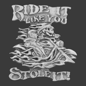 Ride It Like You Stole It Pin
