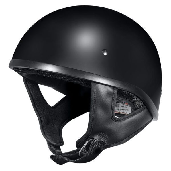 M2R Rebel Shorty Semi Flat Black Helmet - Image 2