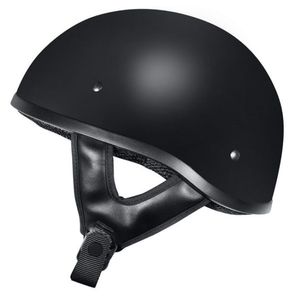 M2R Rebel Shorty Semi Flat Black Helmet