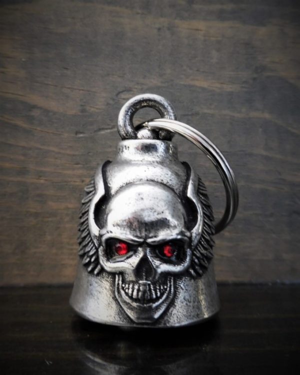 Skull Up Wing Rhinestone Bravo Bell