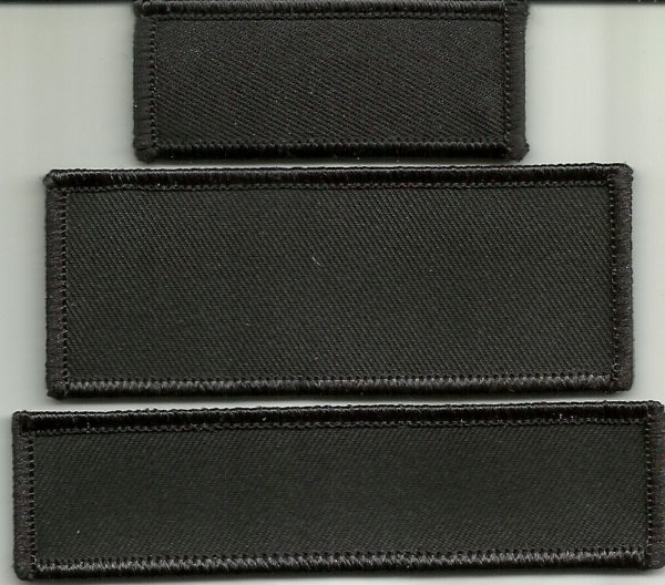 Custom Name Patch Black With Black Border - Image 4