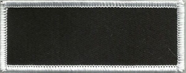 Custom Name Patch Black With White Border - Image 2