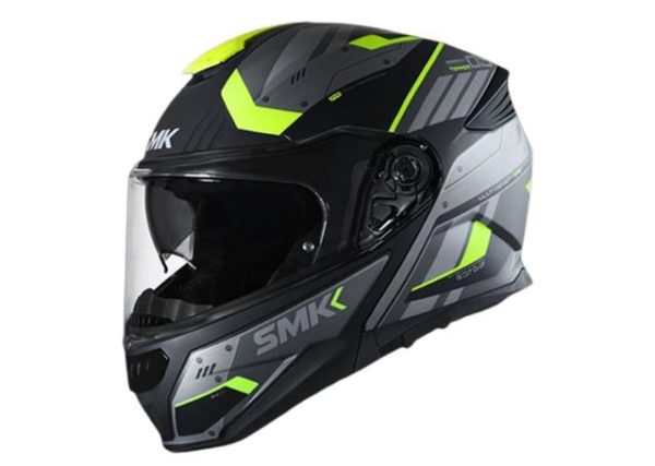 SMK Gullwing Matt Black Helmet TSS Flip Up Helmet - Image 5