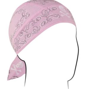 Light Pink Paisley Head Wrap