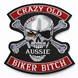 Crazy Old Aussie Biker Bitch Patch