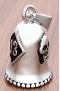 Thirteen & Skull Stainless Steel Bell
