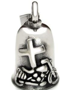 Motorcycle & Cross Stainless Steel Bell