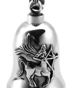 Zodiac Sign Sagittarius Stainless Steel Bell