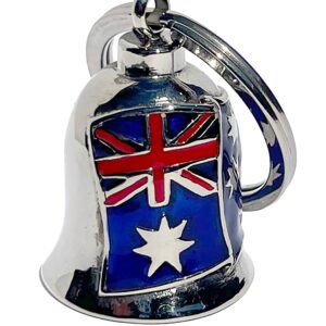 Australian Bell: Australian Flag Stainless Steel Bell