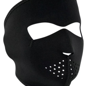 Zan Black Neoprene Face Mask
