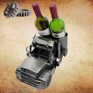 Mack Truck Roadster Handmade Nuts and Bolts Wine Bottle Holder (EB-74275)