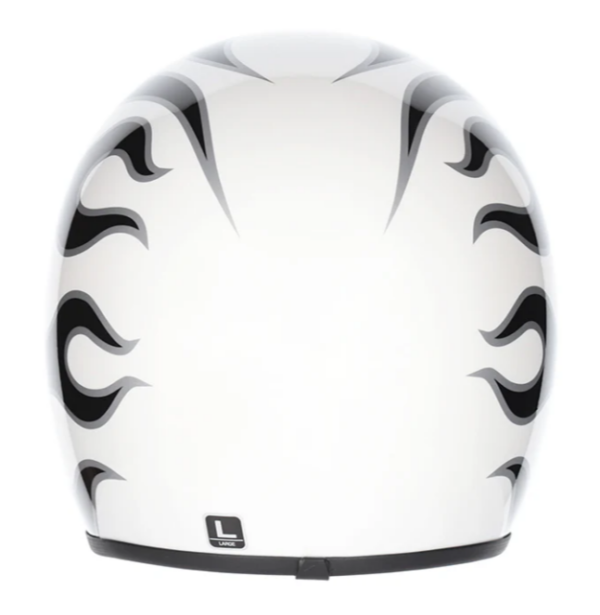 M2R Prime Helmet White & Black (Gloss) - Image 5