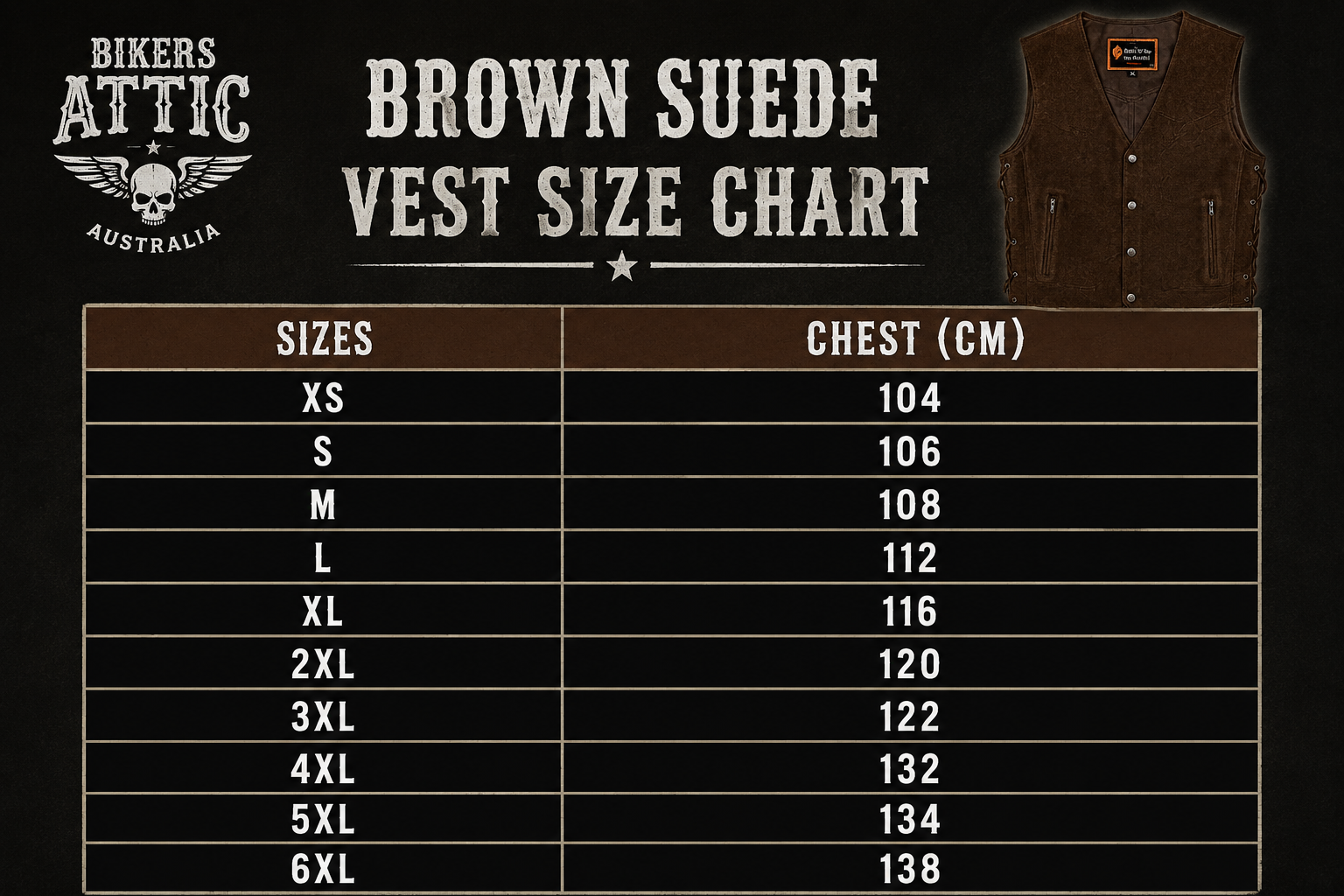 Men's Brown Suede Vest With A Deep V Front - Image 4